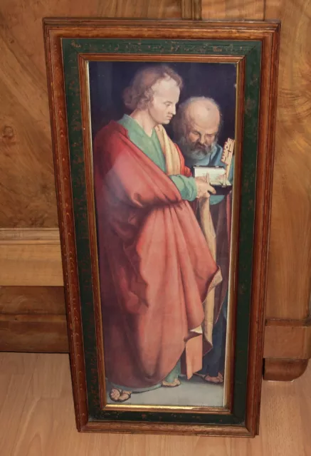 Albrecht Dürer - Johannes und Petrus - 72 x 33 cm im Kunstvollen Eichenrahmen