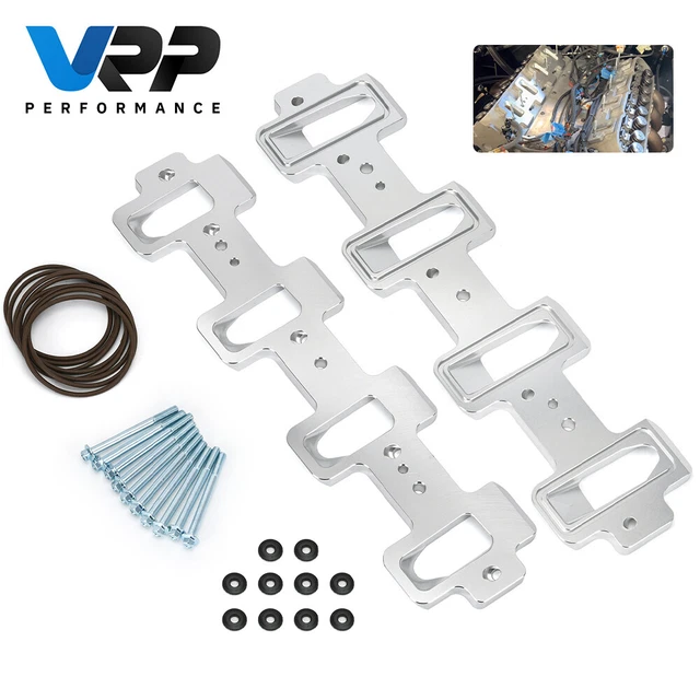 LS Engine Intake Manifold Adapter For LS1 LS2 LS3 LS6 LSA LSX For Cathedral Port