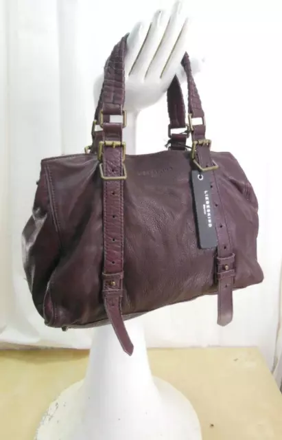 Liebeskind Berlin Tasche Wine Cherry Henkeltasche mit Knopfverschluss OVP 229 €