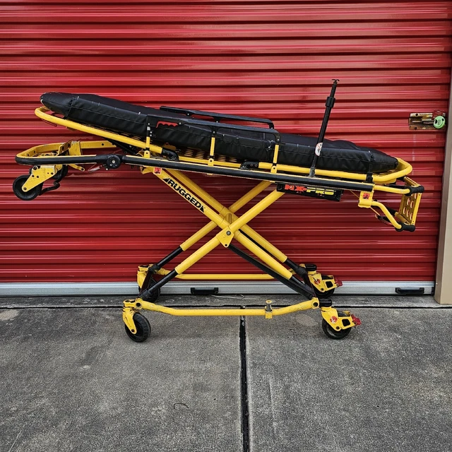 Stryker MX Pro 500lb Ambulance Stretcher iv pole Cot EMS EMT #39006-G40