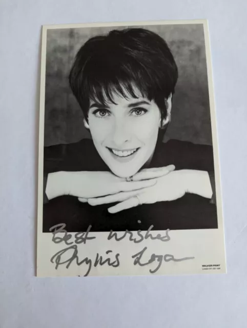 Phyllis Logan Signed Autograph Photo 15 Cm X 10 Cm Lovejoy Downton Abbey