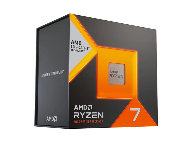 AMD RYZEN 7 7800X3D Processor (5 GHz, 8 Cores, Socket AM5) Boxed ...