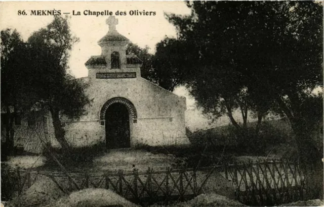 CPA AK MAROC MEKNES - La Chapelle des Oliviers (280873)