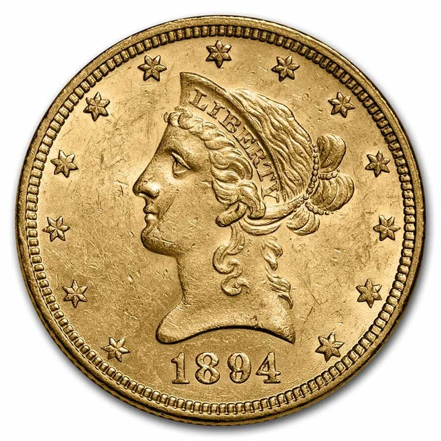 1894 $10 Liberty Gold Eagle AU - SKU#14677