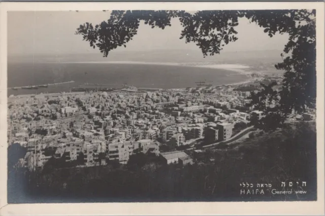 RPPC Postcard General View Haifa Israel