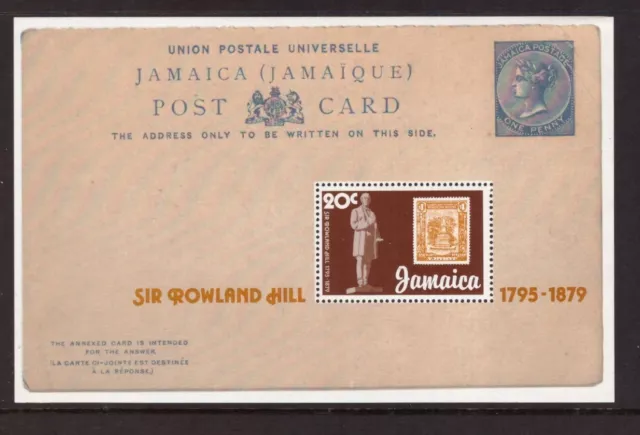 Jamaica 1979 Sir Rowland Hill sheet MNH mint stamps
