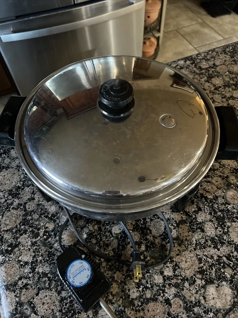 Saladmaster 7256 Electric Skillet 12" Stainless Steel Saladmaster 7256 Electric Skillet 12" Stainless Steel