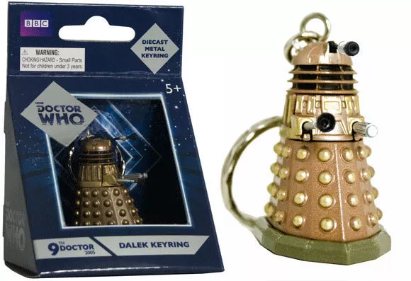 NEW Dr Doctor Who DALEK Diecast Metal Keyring - Key Ring Keychain