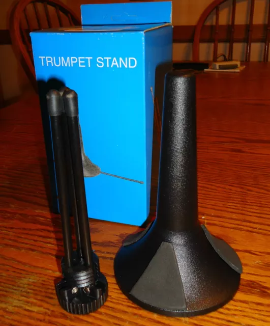 New Trumpet Cornet Stage Studio Stand Compact Folding Display Holder Floor Music