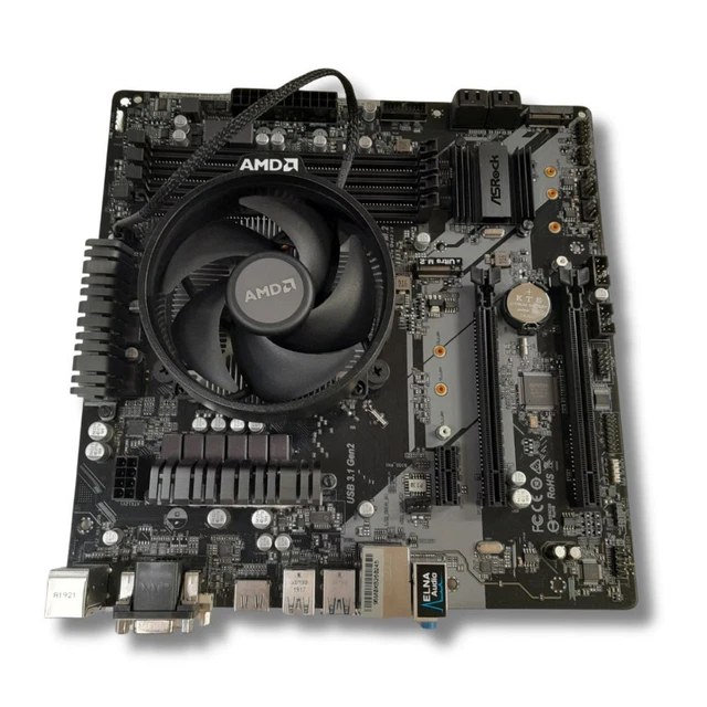 ASROCK B450M PRO4 AMD Socket AM4 Micro ATX DDR4 Motherboard (Faulty/No