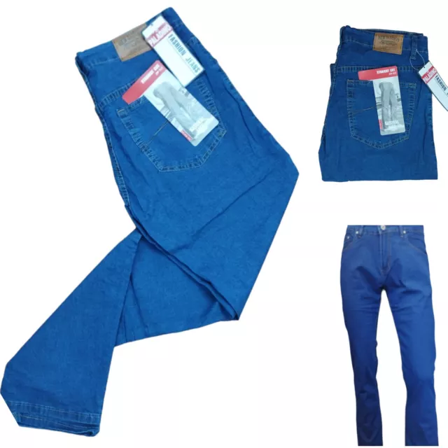 Jeans uomo Paladino taglie  pantalone leggero estivo elasticizzato vita alta