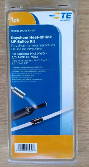 Raychem Heat-Shrink UF Splice Kit – NEW, for 14/2 – 8/3 wire size