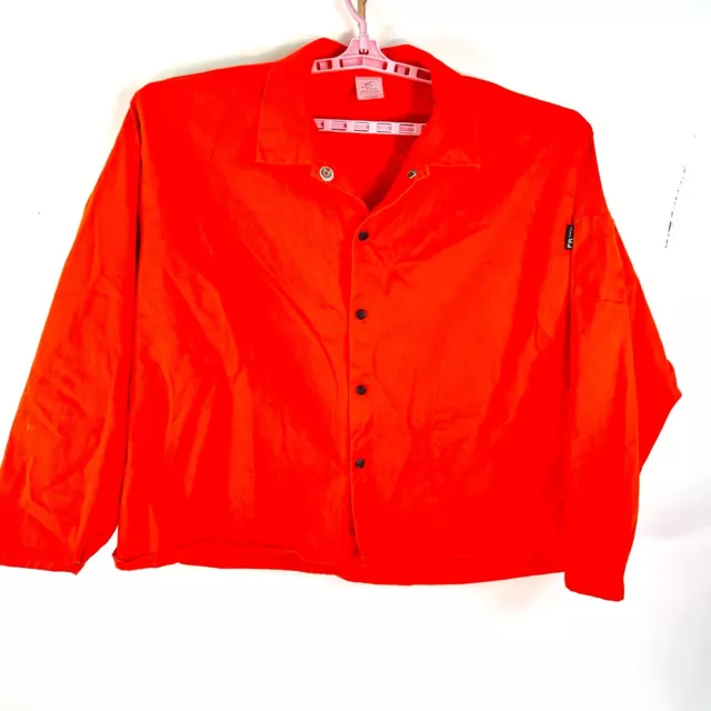 Black Stallion Fire Resistant Jacket Mens Size 3XL Orange