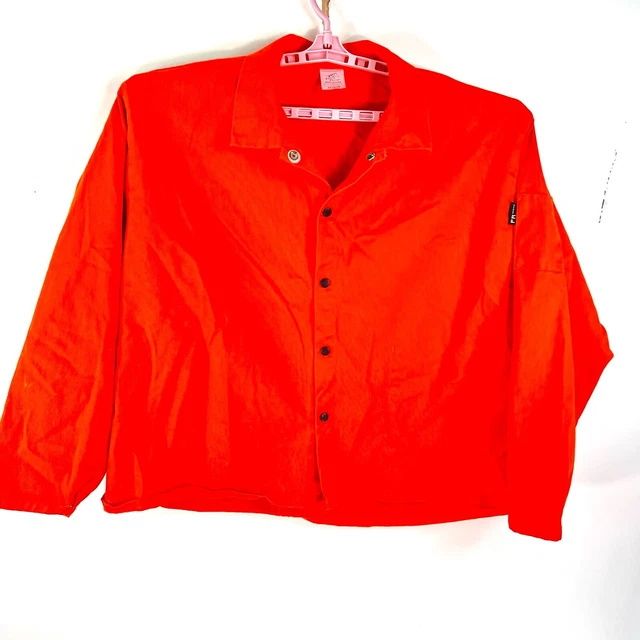 Black Stallion Fire Resistant Jacket Mens Size 3XL Orange