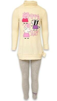 Lovely Girls Peppa Pig leggings and top set ages 3 to 8 Years