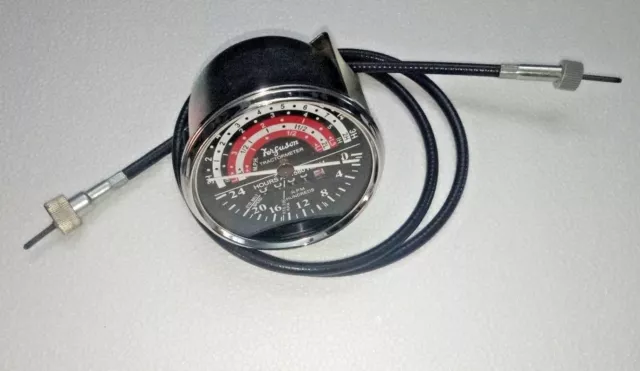 Massey Ferguson Tachometer with Cable fits MF35,MF50,MF65, Tractor