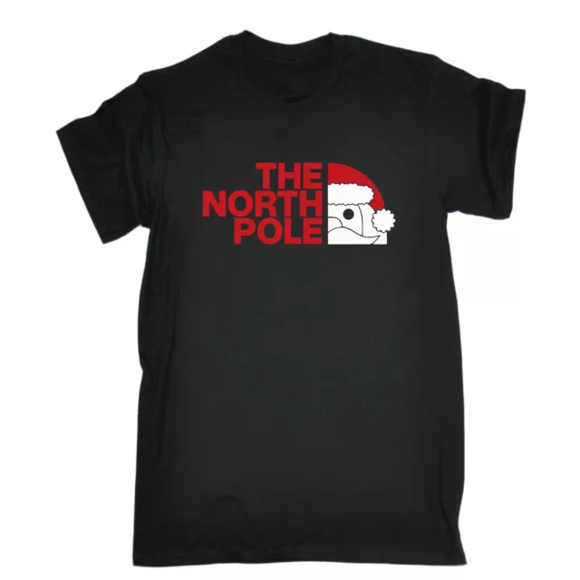 The North Pole Christmas Xmas Santa - Mens Novelty Funny T Shirt T-Shirt Tshirts