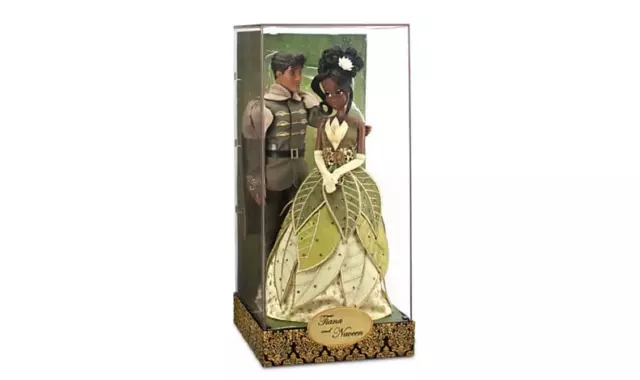 Disney Store Fairytale Designer Collection Tiana and Prince Naveen Doll NEW