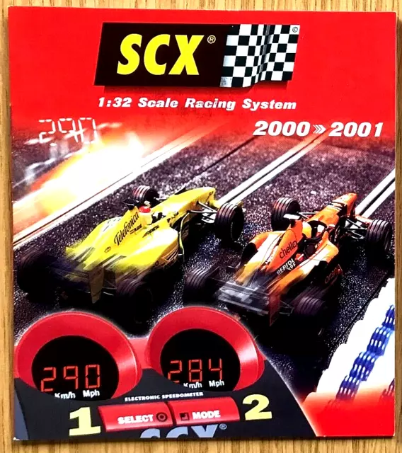 SCX CATALOGUE 2000 / 2001 UK Slot Car Racing (Scalextric / Fly / Carrera) mint