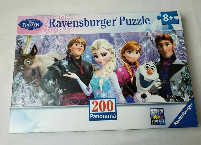 RAVENSBURGER DISNEY FROZEN Freunde Panorama 200 Stück Puzzle ...