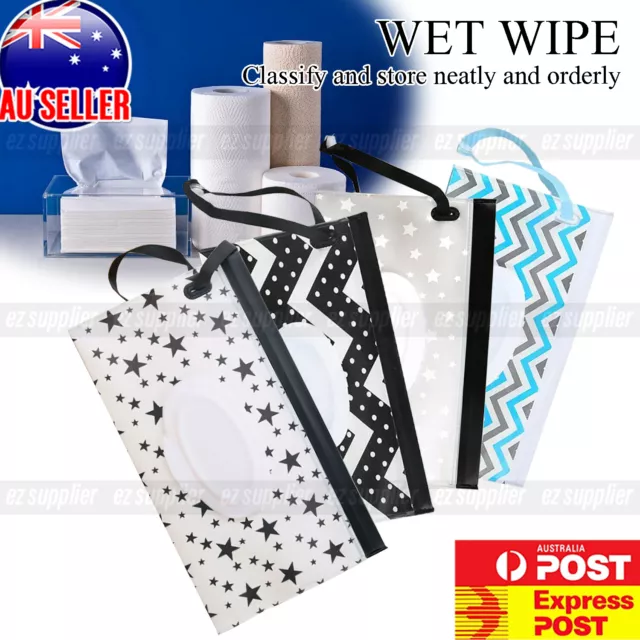 2x Travel Wet Wipe Bag Pouch Baby Care Portable Tissue Case Holder Box Pouch HOT