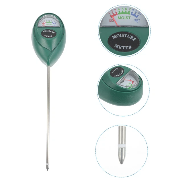 Sensore 3 In 1 Per Suolo: Igrometro, PHmetro E Luxmetro – Tester Da Giardinaggio Con Doppia Sonda