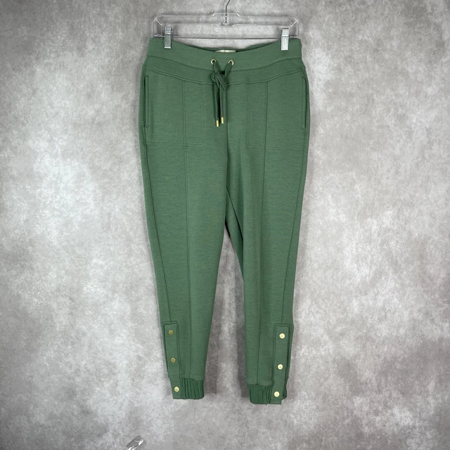 ANTHROPOLOGIE SATURDAY SUNDAY Joggers Women Small Yellow Velvet