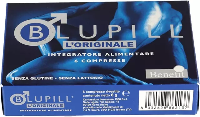 BLUPILL 6 CPR migliora le prestazioni sessuali maschili