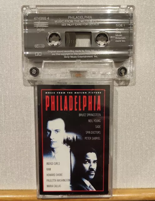 PHILADELPHIA FILM Original Motion Picture Soundtrack Cassette Tape