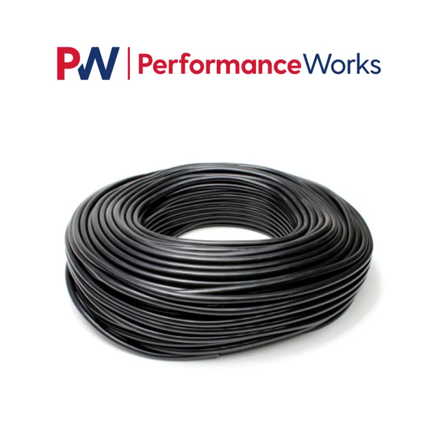 HPS SILICONE VACUUM Hose Tubing High Temperature 1/2" (13mm) ID Black