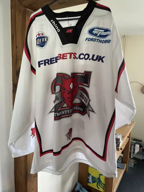 Cardiff Devils 25th Anniversary Special Edition Jersey #27 Smith XXL