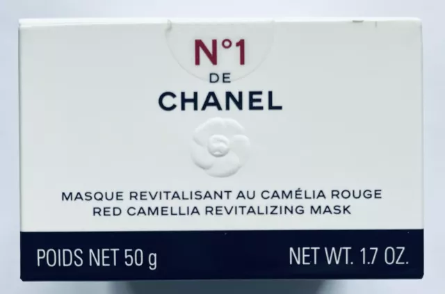 Chanel -Nº1-Masque Revitalisant Au Camélia Rouge-Valeur 90€