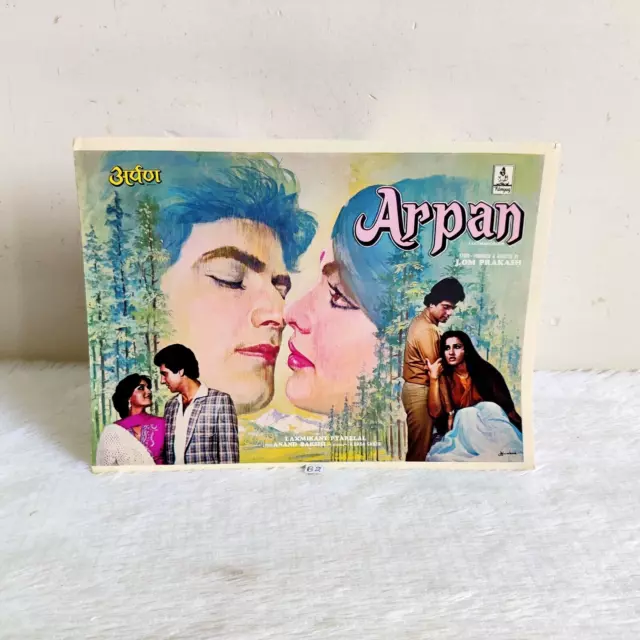 1983 Vintage Jeetendra Parveen Babi Reena Roy Raj Babbar Arpan Film Booklet B2