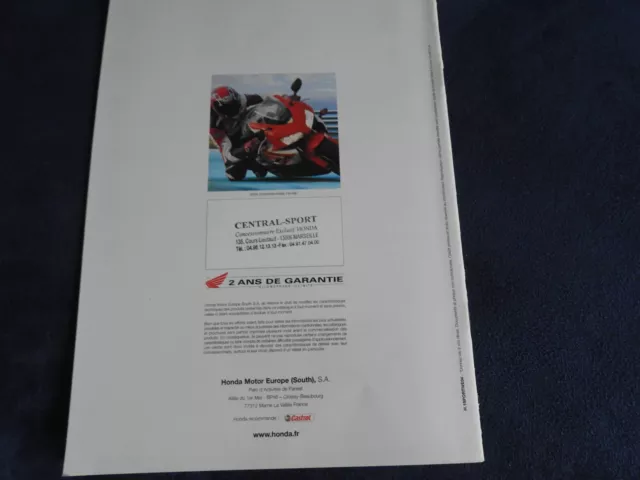 catalogue moto honda gamme sportives 2004 3