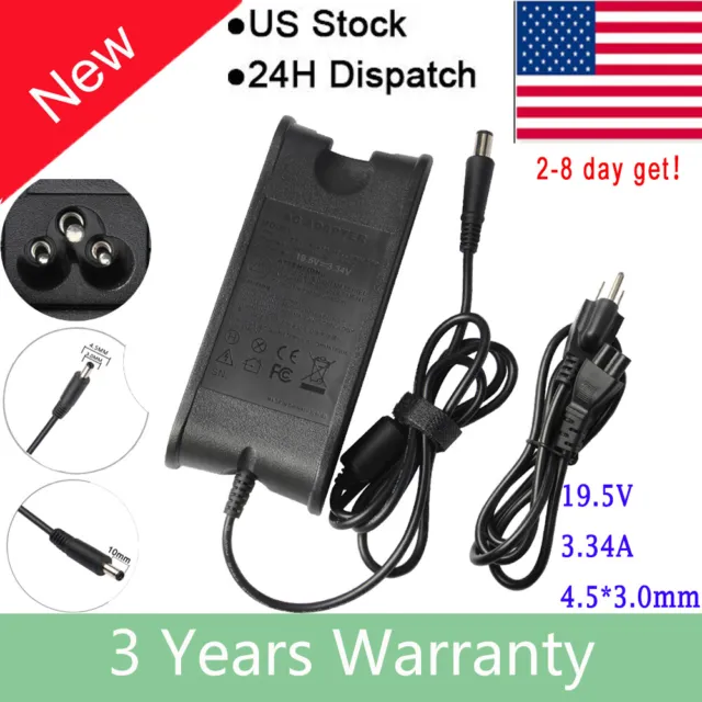 New For Dell Inspiron 15 5570 P75F001 Laptop Charger AC Adapter Power Cord