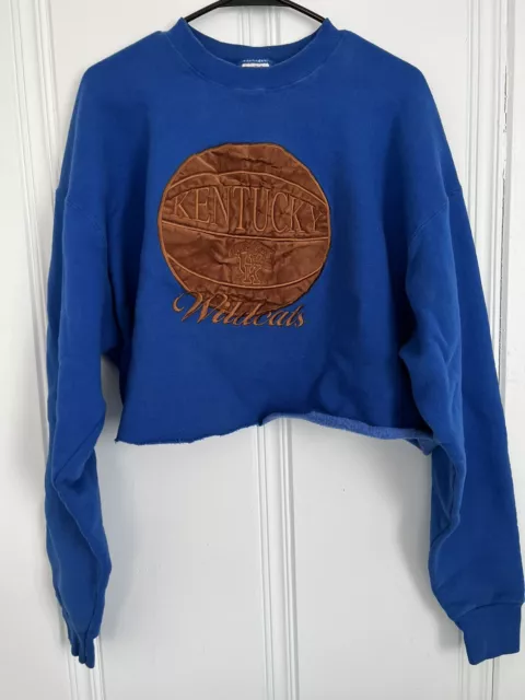 vintage kentucky wildcats cutoff sweatshirt