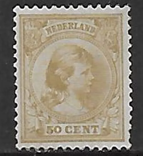 Netherlands stamps 1891 NVPH 43 regummed VF CAT VALUE $900