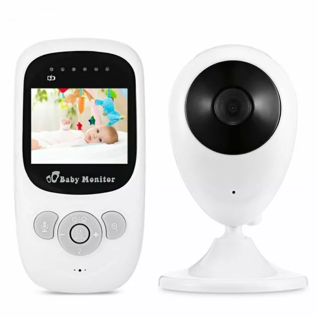 2.4G 2.4" Digital Wireless Baby Monitor Night Vision Video Audio Nanny Camera