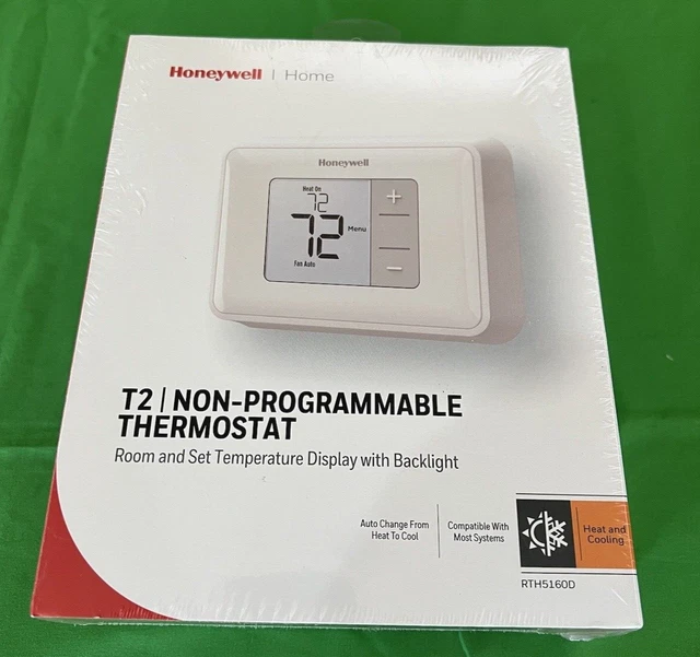 HONEYWELL HOME RTH5160D1003 Simple Display NonProgrammable Thermostat