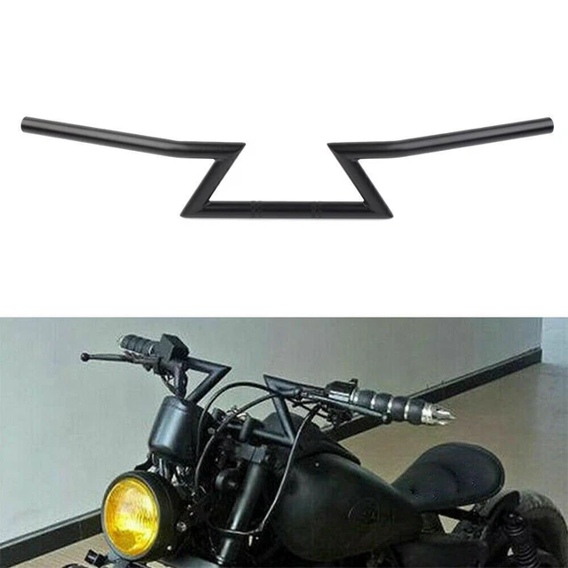 7/8" 22mm Motorcycle Handlebars Z Bar Drag Bars Fit Harley Honda Yamaha Suzuki