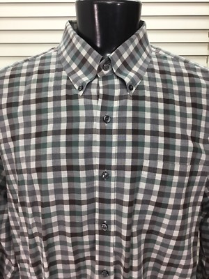 J. Hilburn Mens Dress Shirt Size (see measurments) Multicolor Long Sleeve    U1a
