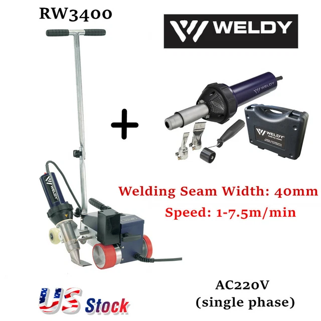AC220V 40mm Weldy Plastic Powerful Hot Air PVC Roofer TPO Roofing Welding Welder