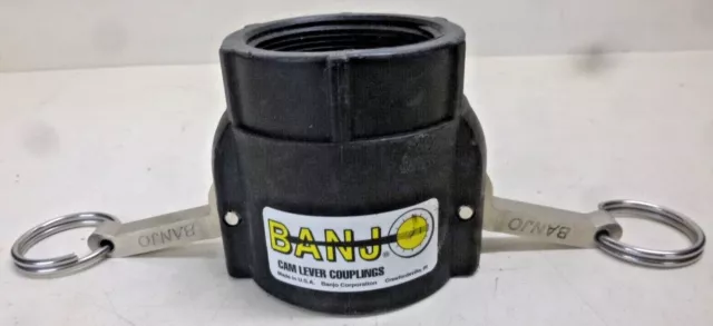 NEW! Banjo Cam and Groove Coupling: 2 in Coupling Size, 2 in Hose Fitting Size