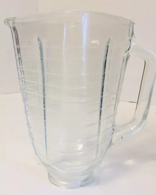 Vintage OSTER KITCHEN CENTER 5 Cup Square REPLACEMENT PITCHER ONLY - EUC