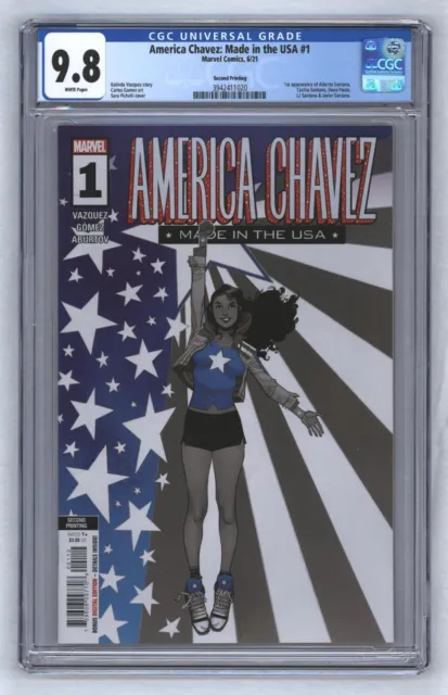America Chavez Made in the USA #1 2nd Print 1st App Santana Family CGC 9.8
