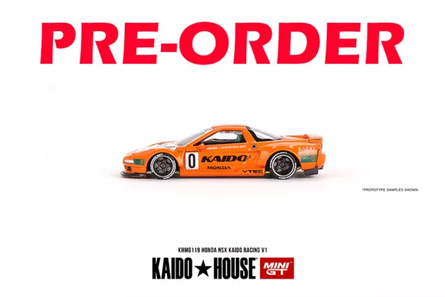 (Pre-order) Mini GT x Kaido House 1/64 Honda NSX Kaido Racing V1 #KHMG119