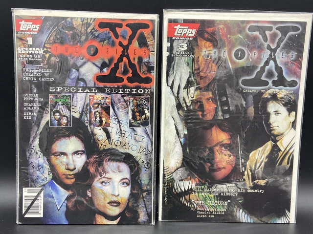 The X-Files Comic Special Edition #1 & #3 (Topps, 1995) NM