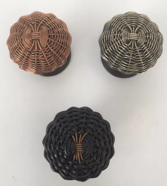Beautiful Vintage Style Woven Wire Cabinet Knobs Free Shipping