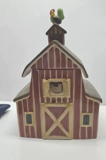 Vintage Sakura - Debbie Mumm Farmhouse Barn Cookie Jar