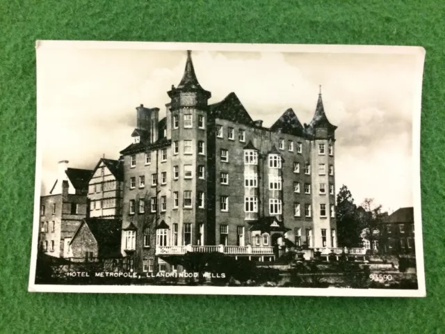 Wales, Llandrindod Wells Hotel Metropole, vintage RP postcard